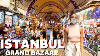 Istanbul Grand Bazaar Walking Tour 16 December 2021 | 4K UHD 60fps