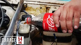 Replacing brake fluid with Coca Cola