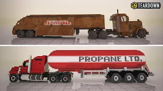 PROPANE Truck vs DUEL Truck | Teardown