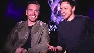 Michael Fassbender & James McAvoy Interview - X-Men: Days of Future Past (2014) JoBlo.com HD