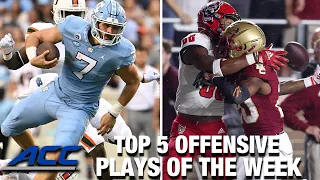 2021 ACC Football Top 5 Offensive Plays Of The Week: Week 7