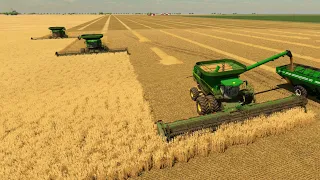 Prairie Farm Michigan #28 | Time Lapse | Farming Simulator 22 | FS 22 | Harvest