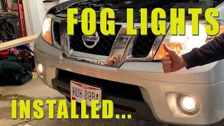 Nissan Frontier Fog Light Installation (I took off the bumper, but you don't have to)