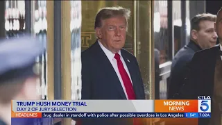 Trump returns to court after first day of his hush money criminal trial ended with no jurors picked