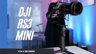 DJI RS3 Mini & Sony FX30 with Sigma 18-35 | How to Balance RED Komodo Properly