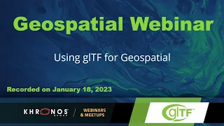 Geospatial Webinar