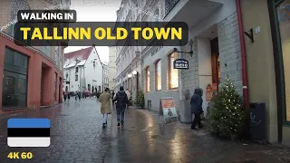 Tallinn Old Town City Walk and Christmas Market in Estonia (January 2023)