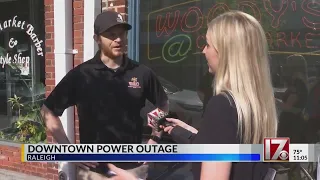 Power back on after hundreds in dark in downtown Raleigh