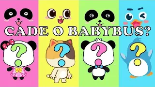 Find the Character with Baby Bus/Encontre o Personagem com Baby Bus/ Сборник познавательных мультфил