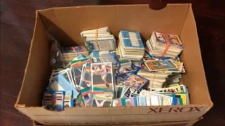 I BOUGHT AN OLD BOX OF BASEBALL CARDS FOR $2 AT A YARD SALE
