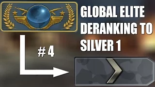 GLOBAL ELITE TO SILVER 1 | Funny moments & Highlights #4