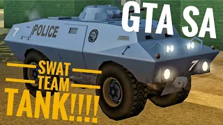 THE EASIEST WAY TO GET THE SWAT TANK IN GTA SAN ANDREAS