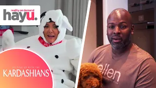 Kris Jenner Dresses Up As A Dog For Boyfriend Corey | Season 19 | Keeping Up With The Kardashians