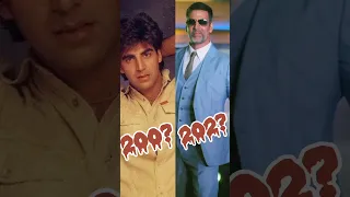 Akshay Kumar old and new pics and result