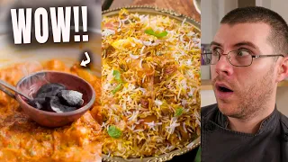 Pro Chef Reacts.. To How A REAL Chicken Biryani is MADE!