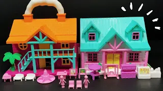 6 minutes Satisfying with Unboxing Mini Dollhouse Playset | ASMR (no music)