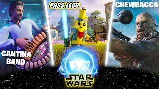 STAR WARS x FORTNITE: PASS LEGO, CANTINA BAND, CHEWBACCA et autres news dans FORTNITE 29.40 - FVN