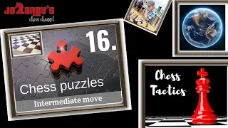 Chess tactics - Chess puzzles - Intermediate move (Zwischenzug)