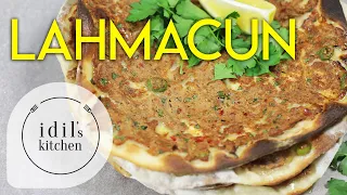 Lahmacun Recipe 🍅🌶🌯 TURKISH PIZZA