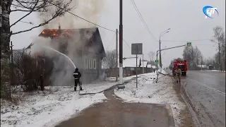 В деревне Переезд сгорел частный дом, погиб мужчина