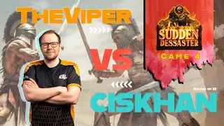 Sudden Dessaster : vs Theviper ( Le goat m'humilie ) sur Age of Empire II