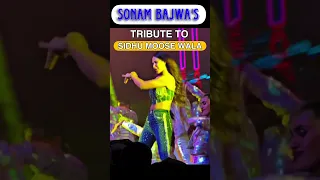 Sonam Bajwa ❤️4M+ VIEWS !!! ￼tribute to SIDHU MOOSE WALA❤️touring US#sonambajwa#sidhumoosewala#viral