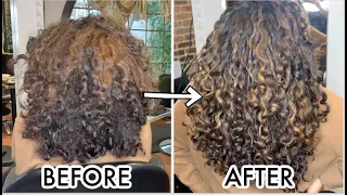 Curl transformation: Curly Highlights edition