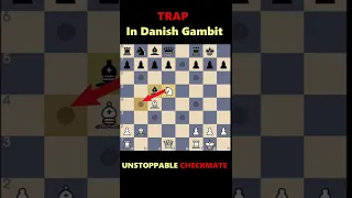 Danish Gambit at its Best | Chess Trap | Chess Opening Tricks to WIN Fast #shorts