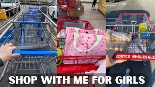 Shop With Me - Target Costco - Women Girls - Shopping haul