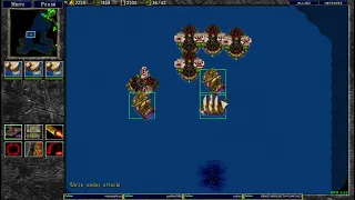 Warcraft 2 High Sea Combat 1v1 u8t3io3p vs dj_boss