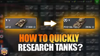 How To Quickly Explore Tanks / Farm Experience Faster In WoT Blitz