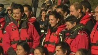 Royal tour: Kate and Wills visit Dunedin for Sunday service, watch rugby match and take boat trip