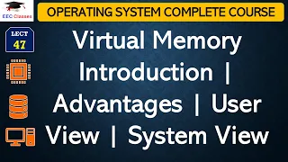 L47: Virtual Memory Introduction | Advantages | User View | System View | Operating System Lectures