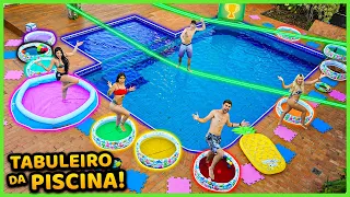 TABULEIRO GIGANTE DAS PISCINAS!! ( NOVO MINI GAME ) [ REZENDE EVIL ]