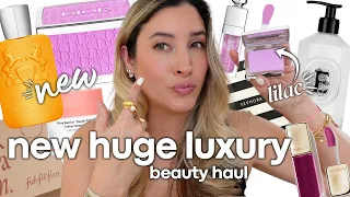 NEW HUGE LUXURY BEAUTY HAUL: DIOR PINK LILAC BLUSH, PARFUMS DE MARLY PERSEUS, TOM FORD, CHANEL, MORE