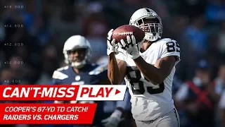 Derek Carr Tosses a TD Bomb to Amari Cooper for 87 Yards! | Can't-Miss Play | NFL Wk 17 Highlights