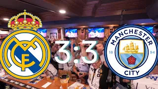 FAN REACTIONS! Real Madrid vs Manchester City 3-3 | 1st Leg | Peña Madridistas NYC
