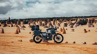 Riding across Australia, heading up the west coast, solo motorcycle camping adventure S2 Episode 14.