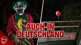 Rote Luftballons in Deutschland kündigen neue Horror Clowns an!