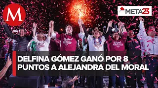 En Edomex la vitual ganadora en la elección es Delfina Gomez