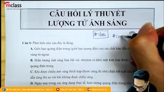 Ôn cấp tốc - Lý thuyết lượng tử ánh sáng (hay thi) | Thầy Vũ Tuấn Anh - Vật lý