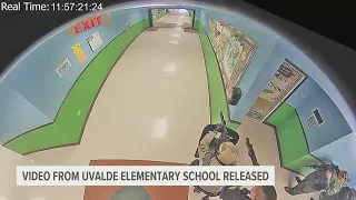 Video shows Uvalde shooter walking through elementary before shooting; viewer discretion advised