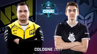 CS:GO - Na'Vi vs. G2 [Nuke] Map 2 - Quarterfinal - ESL One Cologne 2017