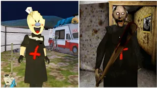 Ice Scream 7 Evil Nun Mod Vs Granny Evil Nun Mod Full Gameplay