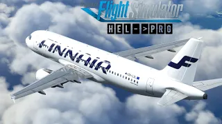[MSFS] Helsinki - Prague / Finnair [Fenix A320 + GSX] !Volanta