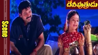 Venkatesh & Wonder Child Talking Funny Scene  || Devi Putrudu Movie || Venkatesh, Soundarya