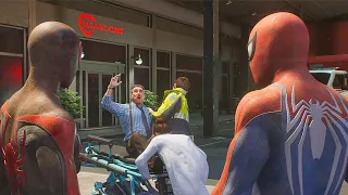 Marvel's Spider-Man 2 - Peter and Miles Save J. Jonah Jameson Scene