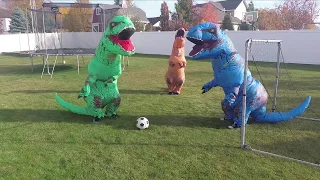 A Day in the Life of the Dinosaur Family - Smith Family Halloween 2018