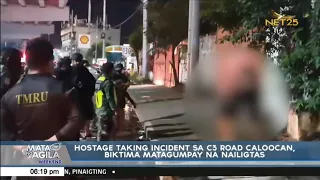 Hostage taking incident sa C3 Road Caloocan, biktima matagumpay na nailigtas