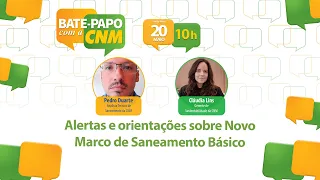 Alertas e orientações sobre Novo Marco de Saneamento Básico